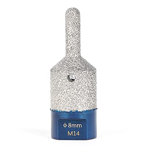 Raizi Multi-purpose Diamond Mortar Rake Router Finger Milling Bits for Enlarging and Shaping Round Bevel Existing Holes for Tile Stone Porcelain Hard Ceramic Marble Granite