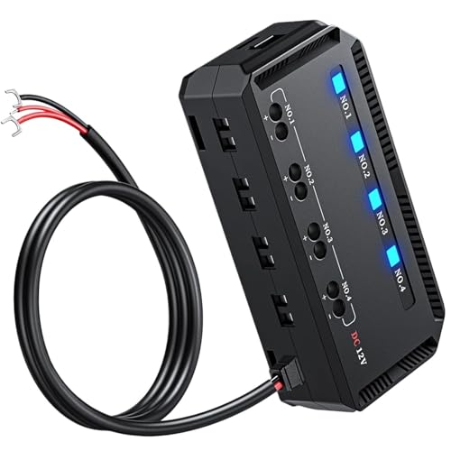Boîte à fusibles universelle 12V automobile 4 circuits porte-fusible LED