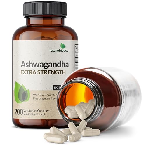 Image of Futurebiotics Ashwagandha Extra Strength Stress & Mood Support 200 Capsules