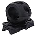 Portable Helmet Flashlight Holder Mount Plastic Torch Mount Flashlight Bracket for Fast Helmet Rail(Black)