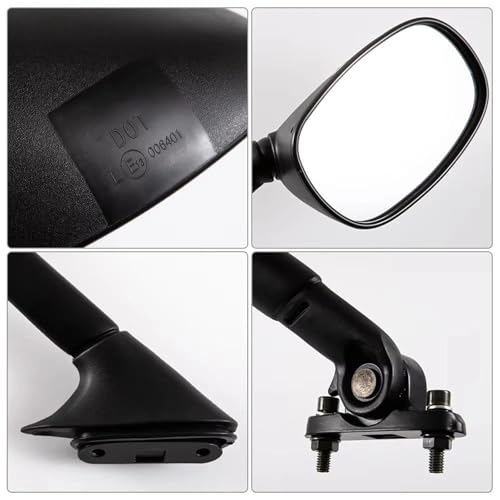 Espejo retrovisor convexo antirreflejo para TMAX 500 2001-2011 que amplía el campo visual trasero 5