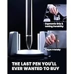 novium Hoverpen - Luxury Pen for Men & Women, Vertically Standing Executive Ballpoint Pen with Top Grade Free-Flowing Ink Refill, Metal Made, Unique Gifts, Luxury Pen for Men, Mens Gifts Ideas - Image 3