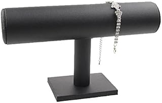 Bocar Grey Velvet Bracelet Display Stand T-Bar Display Holder Organizer (DCJ-grey)