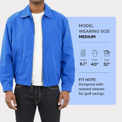 Image of London Fog Men's Auburn Zip-Front Golf Jacket