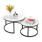 ✔ Flexibel einsetzbar - Der runde Beistelltisch ist ideal als Couch oder Couchtisch mit seiner geringen Höhe - auch geeignet und elegant in einem Wartezimmer oder Empfangsbereich.