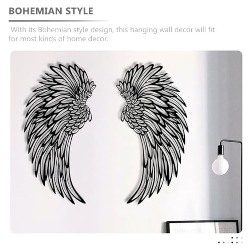 Sculpture murale d'aile suspendue design artistique HEMOTON