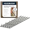 House2Home 30 Upholstery Metal Tack Strips, Fabric Reupholstery Supplies for Furniture, Couch, Chair, and Sofa, Includes Instructions, 5-Pack