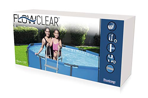 Bestway 58430 Echelle 2x2 marches pour piscine hauteur 84 cm