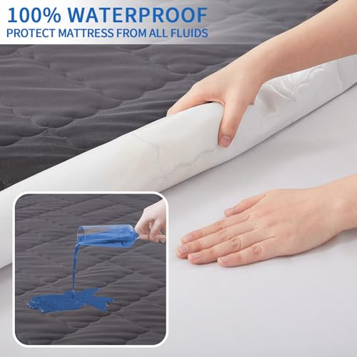 Zzshieldzz Waterproof Mattress Protector Twin Size, Quilted Fitted Dust Proof Mattress Pad Cover For Cozy Sleep thumb #1