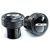 ZEXDDI Compatible with CB650R 650F 500X CB1000R NX500 CB750 Hornet CB1000 SP CBR 600RR 1000RR CNC M10x1.25 Motorcycle Mirror Hole Plugs Stock Mirrors Hole Screw (Black)