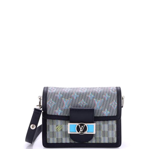 Pre-Loved Dauphine Shoulder Bag Damier Monogram LV Pop Canvas Min...