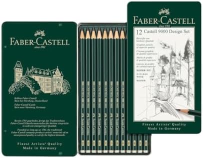 FABER-CASTELL Castell 9000 Art 119064 – Set of Pencils 12 Degrees...