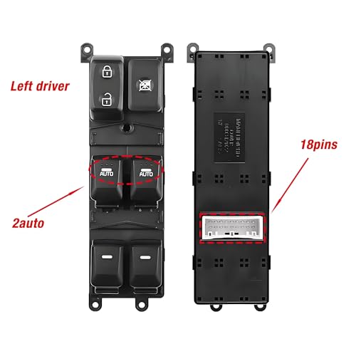 Interrupteur vitre électrique Kia Forte bouton commande principal 2014-2018 - 7