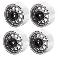 AXIAL SCX10 1/10 RC 10-Loch-Metallfelgen, dreieckige Nabe für Kletterauto, 4 Stück (Farbe) – Ansicht 1