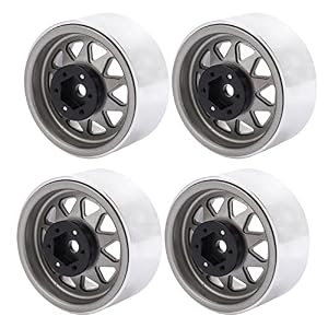 Wangcmcol – AXIAL SCX10 1/10 RC 10-Loch-Metallfelgen, dreieckige Nabe fü