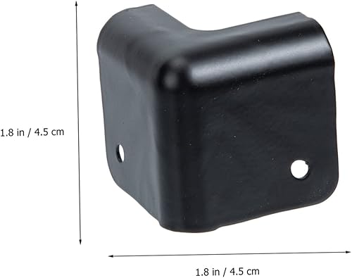 Miniatura 7 de SUPVOX Alfombra de plástico con ángulo de envoltura de altavoz, para muebles de bebé, protector de borde de gabinete de metal, protector de esquina