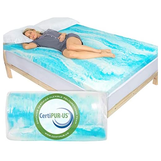 Xtra-Comfort Memory Foam Mattress Topper (King) - 3 Inch Thick Gel Bed Pad - Soft Sleeping Pillow Top for RV Camping & Dorm - Egg Crate Alternative Luxury Sleep Layer - CertiPUR-US Certified