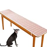 Design versatile: perfetto per vari ambienti esterni, come giardini, balconi e cortili. Il retro del tappetino è dotato di particelle antiscivolo per garantire una presa salda sulle superfici della panca, prevenendo scivolamenti e migliorando la sicurezza.