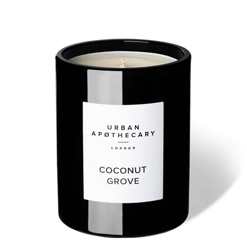 Image of Urban Apothecary London Signature Candle - 60 Hour Burn Time, Original Fragrance, Soy Vegan Wax, Hand-Poured (Coconut Grove)