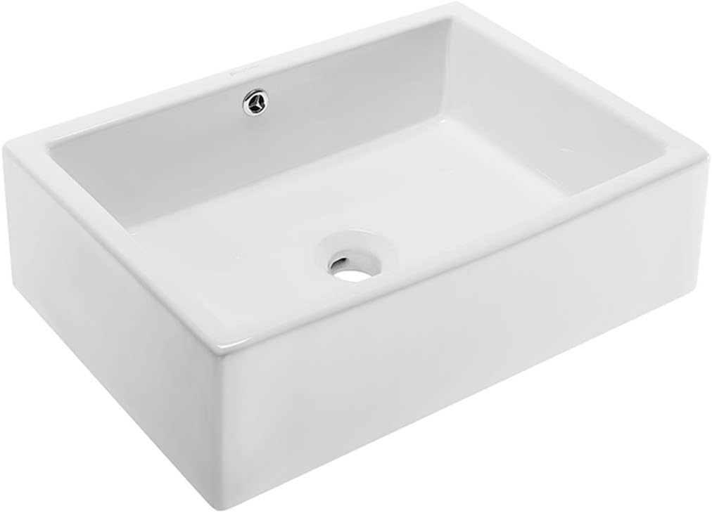 Swiss Madison SM-VS277 Voltaire 17" Square Ceramic Vessel Sink