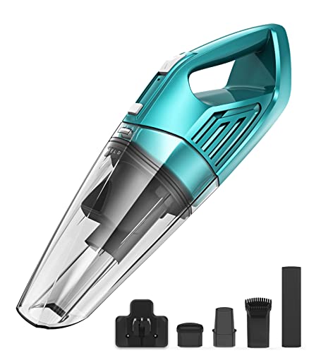 Orfeld Hand Vacuum, Rechargeable Hand Vacuum With 8000Pa Powerful Cyclonic Suction, Lightweight Handheld Vacuum Cordless With 30 Mins Runtime, Versatile Nozzles For Pet Hair, Home And Car Cleaning, #TOP15