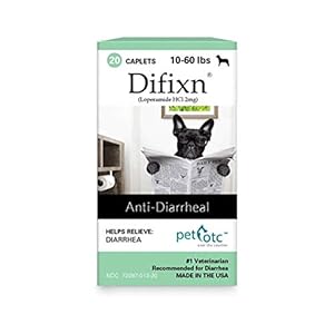 Image of Difixn Anti-Diarrheal Treatment for Small and Medium Breed Dogs, Digestive Discomfort Treatment, 20 Caplets