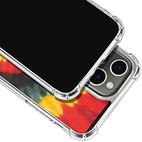 Skinit Clear Phone Case Compatible with iPhone 13 Pro Max - Officially Licensed Liquid Blue Tie Dye - Rasta Spiral Design