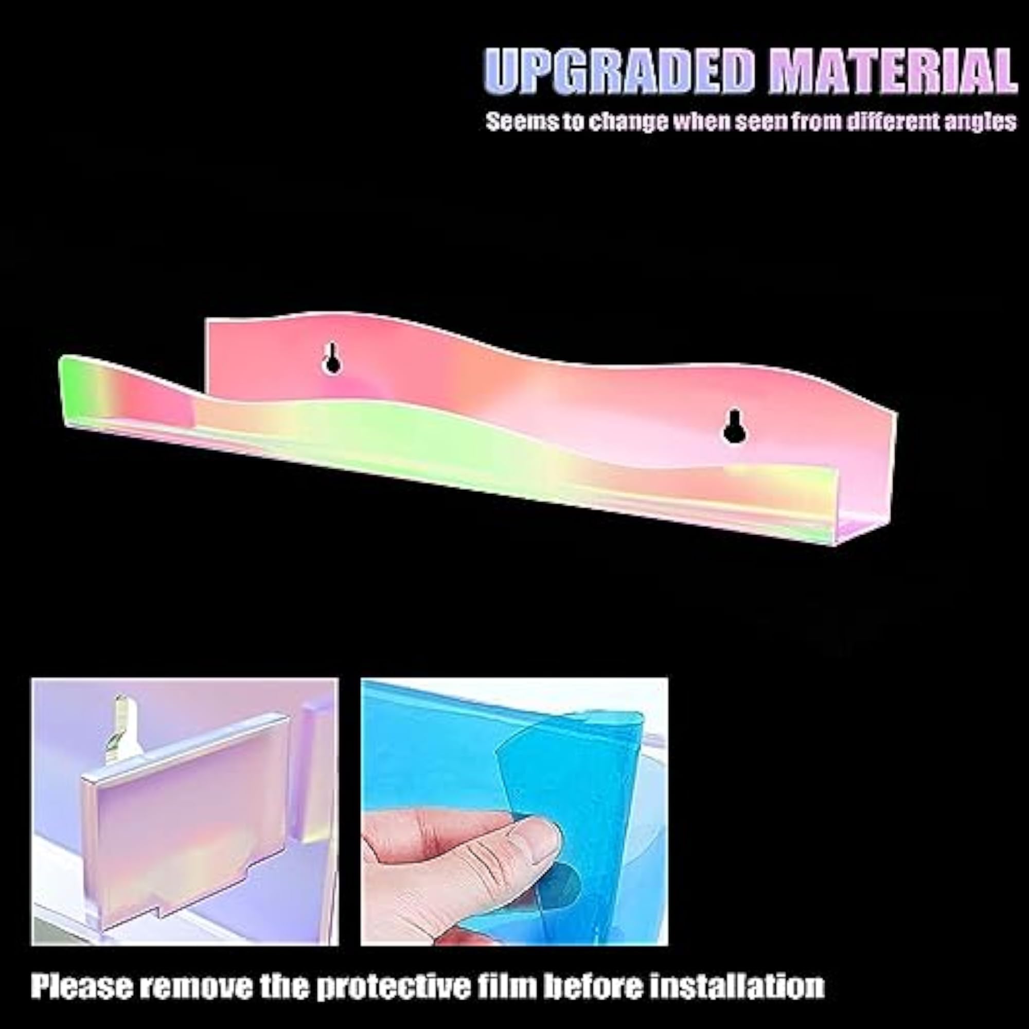 Nail Polish Rack Acrylic Shelf for Ink Dropper Bottles
