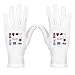Bohe mia Wind Fashion Ropa Niña Blanco Nylon Etiqueta Guantes Protección Muñeca