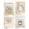 Large Shadow Box Frame 12x12, Glass Wedding Shadow Boxes Display Case, Deep 3D Picture Frame with Traceless Removable Adhesive for Wedding Bouque, Memories, Tickets and Photos