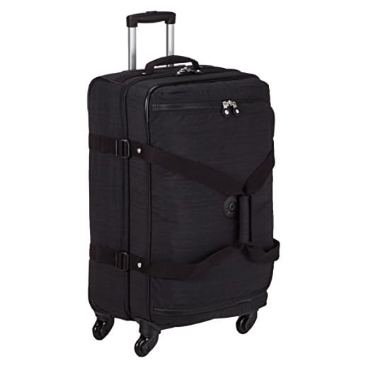 Kipling Cyrah L Maleta con 4 Ruedas, 69 cm, 71 litros, Dazz Black (Negro)