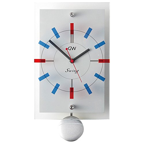 GLASSWORKS NARUMI  電波振子時計 Amazon.co.jp: NARUMI グラスワークス スイング 振り子時計