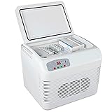 - Mini refrigerador portátil, adecuado para viajes al aire libre, dormitorio familiar, camping de picnic. Coche / hogar DUAL PROPÓSITO, COMPACTO Y LUZ ..