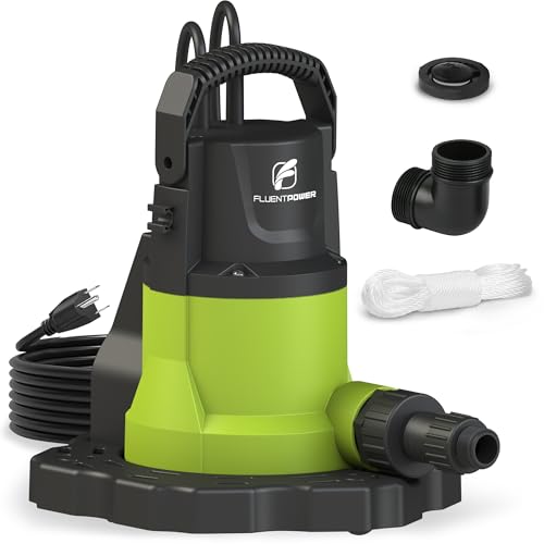 FLUENTPOWER 3/4HP Pool Cover Pump 3400GPH