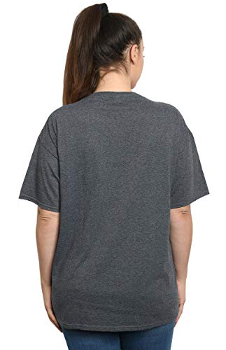 Disney Mickey Mouse Womens Plus Size T-Shirt Print (Charcoal Grey, 4X) #TOP6
