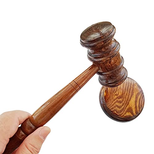 Gavel And Sound Block (Brown Round) #TOP3