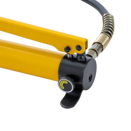 KATSU Hydraulischer Blechlocher Punch Set 10T 22-60,5 mm 6 Lochstempel Hydraulischer Locher Metalllocher Knockout-Stanzer Kit Pumpe Elektrischer Kabelkanal Lochgräber 405193