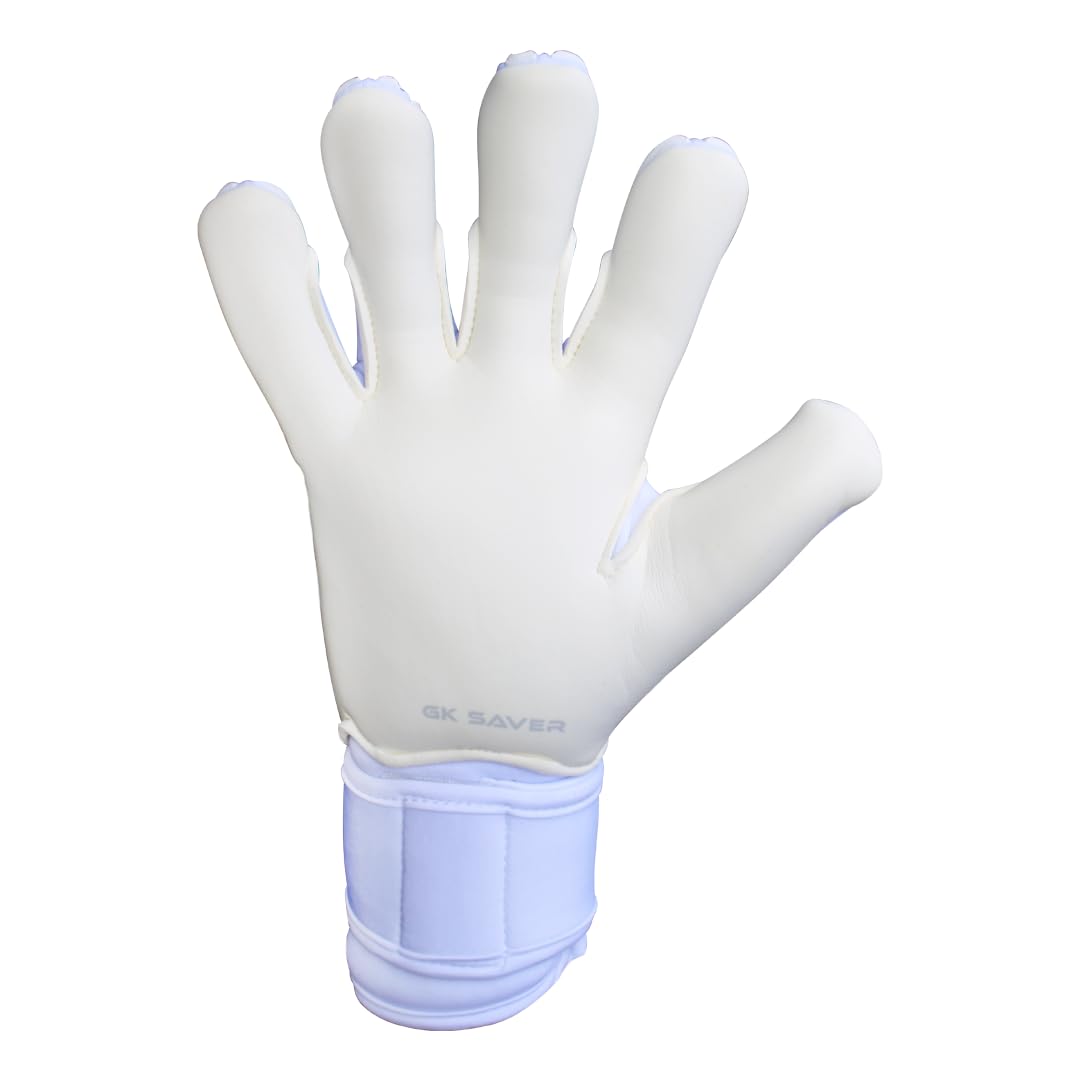 GK Saver Bravo W1 Bianco - Guanti da Portiere Unisex, Uomini, Donne, Bambini