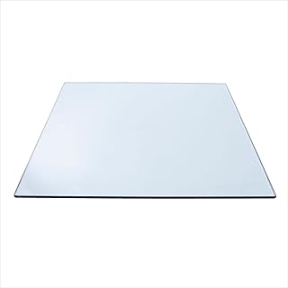 Spancraft 42" Square Glass Table Top 1/2" Thick 1" Beveled Edge