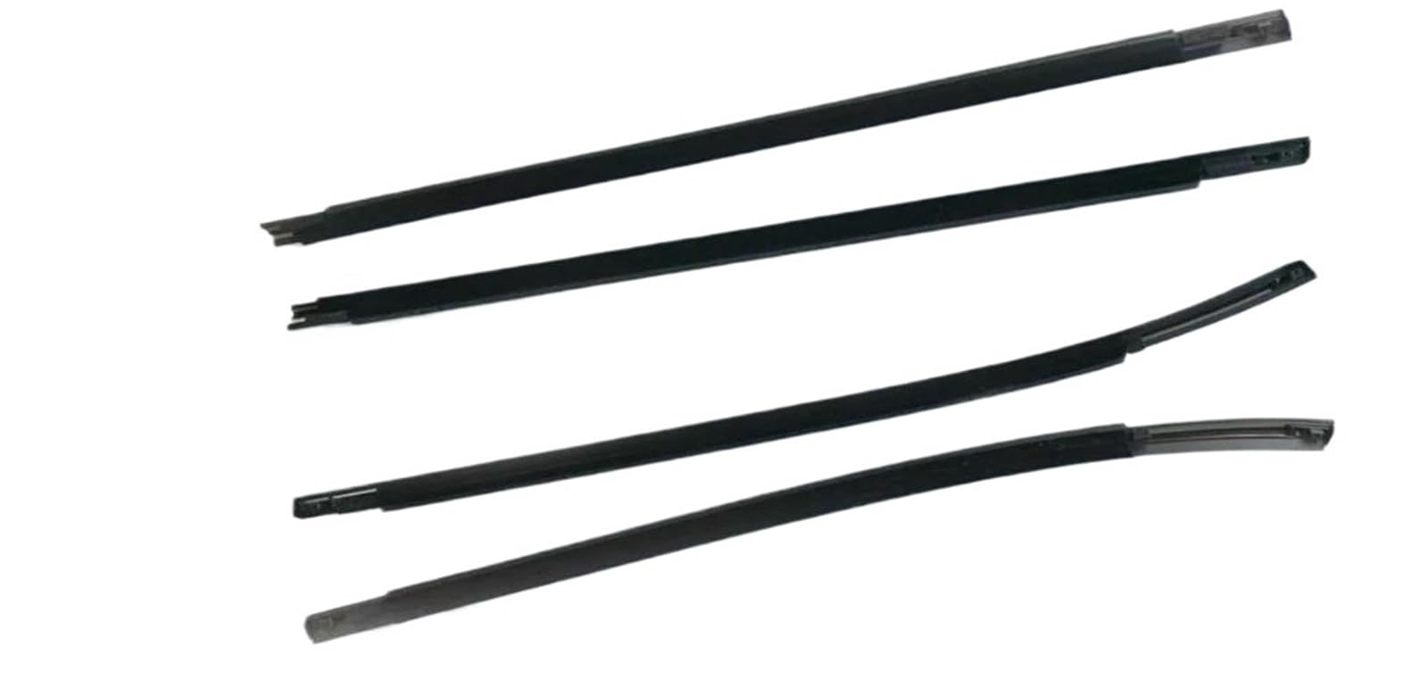Frtrgvuvxp Black Outside Automotive Weather Stripping For Hyundai Ix35 2010-2013 4Pc Outside Black Or Chrome Windows Glass Rubber 82210-2S000 Weatherstrip Protector
