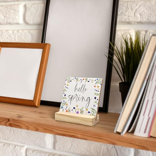 Hello-Spring-Desk-Decor-Spring-Flowers-Floral-Farmhouse-Wood-Plaque-Spring-Table-Decor-Hello-Spring-Sign-Wildflowers-Wooden-Plaque-Sign-with-Wood-Stand-for-Home-Office-Decor Hello Spring Desk Decor Spring Flowers Floral Farmhouse Wood Plaque Spring Table Decor Hello Spring Sign Wildflowers Wooden Plaque Sign with Wood Stand for Home Office Decor