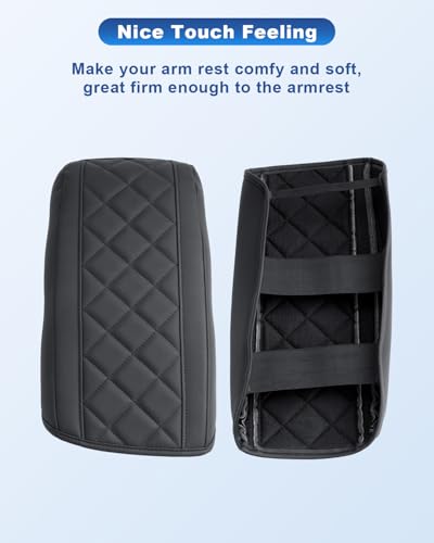 Image of CDEFG for 2025 2026 Chevy Equinox Center Console Cover for 2025 2026 Chevrolet Equinox (LT /RS /ACTIV) Accessories Arm Rest Cover Equinox 2025 2026 Armrest Cover Cushion Pad