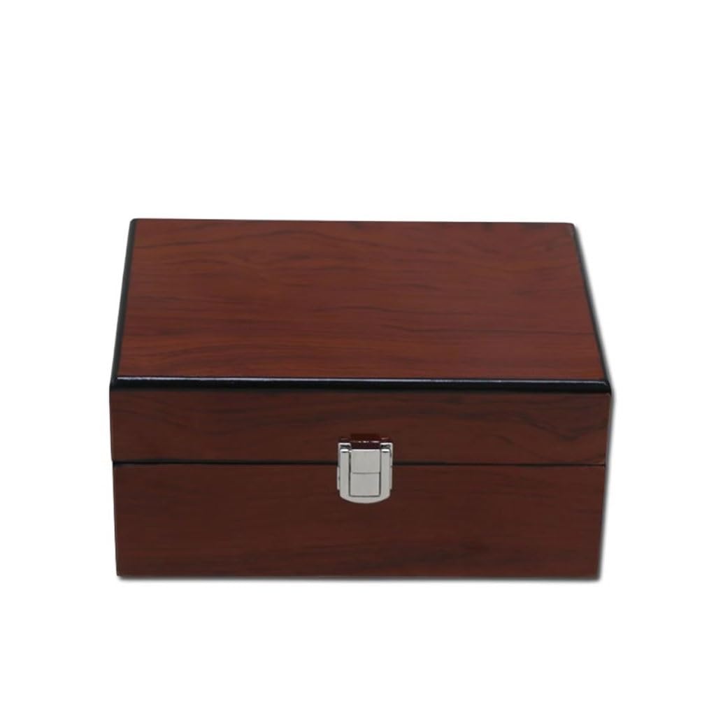 ANVLOJRIH Watch Box Portable Wooden Watch Box Home High-end Storage Display Watches Box