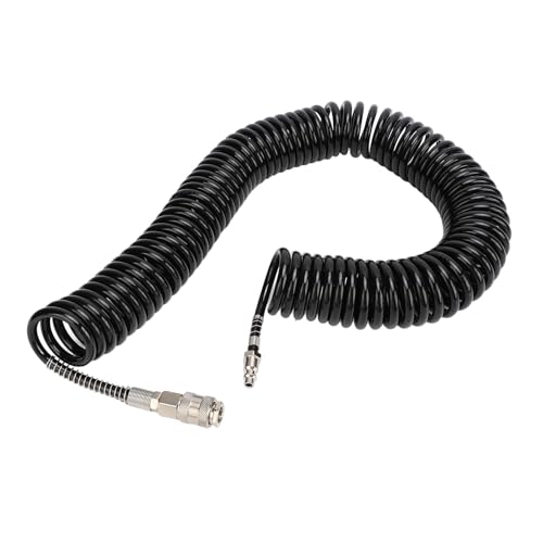 Manguera de caucho flexible Eujgoov con restrictor de acero premium 7
