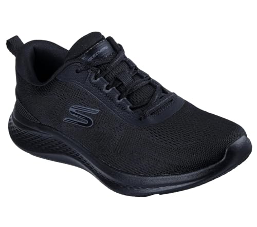 Skechers Women's Skech-Lite Pro 2.0 Everyday Pace Sneaker, Black Mesh/Trim, 6 UK