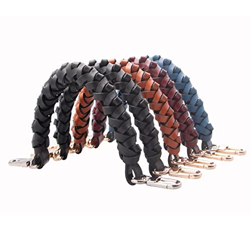 Senral Handbag Short Strap Replacement Top Braided Genuine Leather Handle Strap for Neonoe Bag Artsy,Beaubourg Hobo Noe Top Handle Strap Purse Making - Image 4