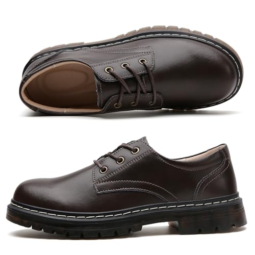 Women's Oxfords Lace Up Business Formal Dress Shoes Platform Oxford Shoes Slip Resistant Service Boots for Women Ladies Grils - Image 4