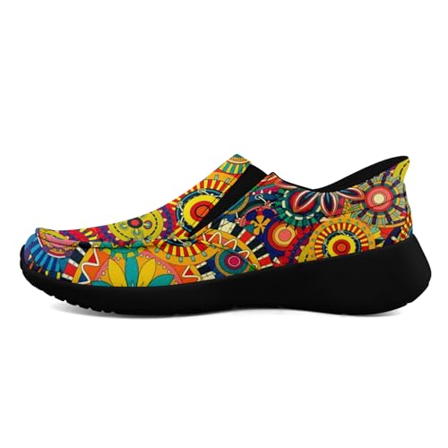 Artistic Canvas Slip-On Sneakers for Men Women Stylish Lightweight Breathable Easy to Wear Trendy Design Casual Wear Shoes2