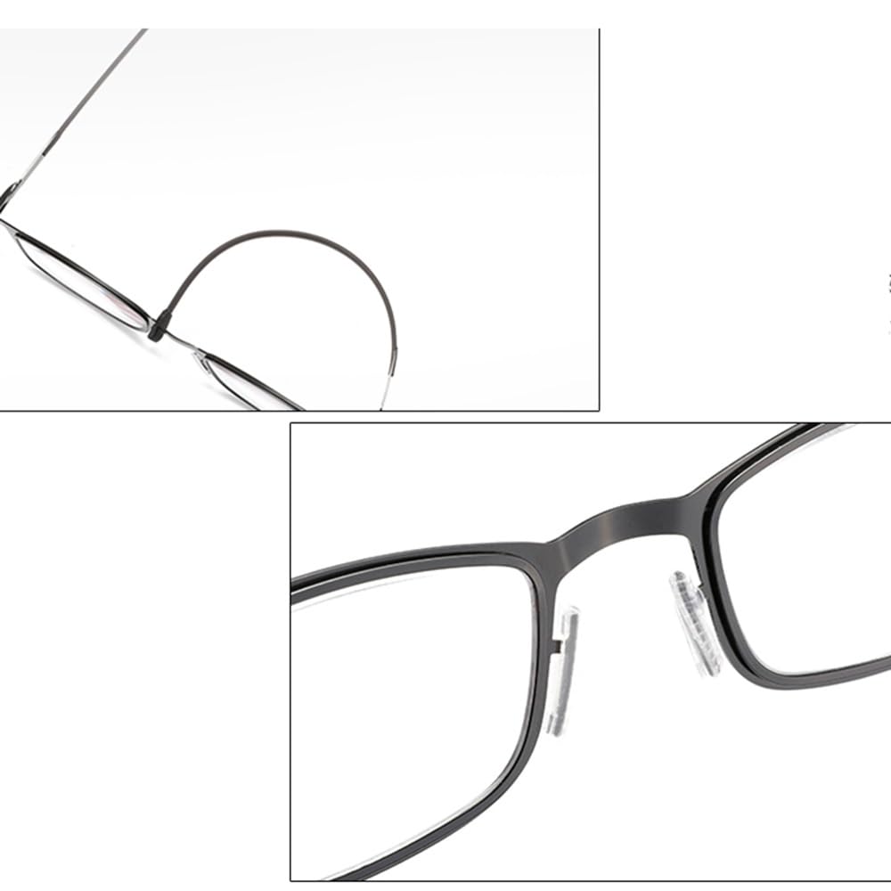 SFIVE Leichte Tragbare Lesebrille Ultra Dünn Mode Computerbrille Unisex HD Lesebrille Anti-Blau Noir/Rouge/Rouge Rose 1.0-3.0 (Color : Black, Size : +2.0)