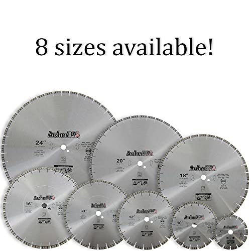 14" Turbo Diamond Saw Blades for Fast Reinforced Concrete Cutting. Ideal for Professional Contractors and DIY Users. Suitable for Cut-Off Saws and Walk-Behind Saws up to 13 HP.